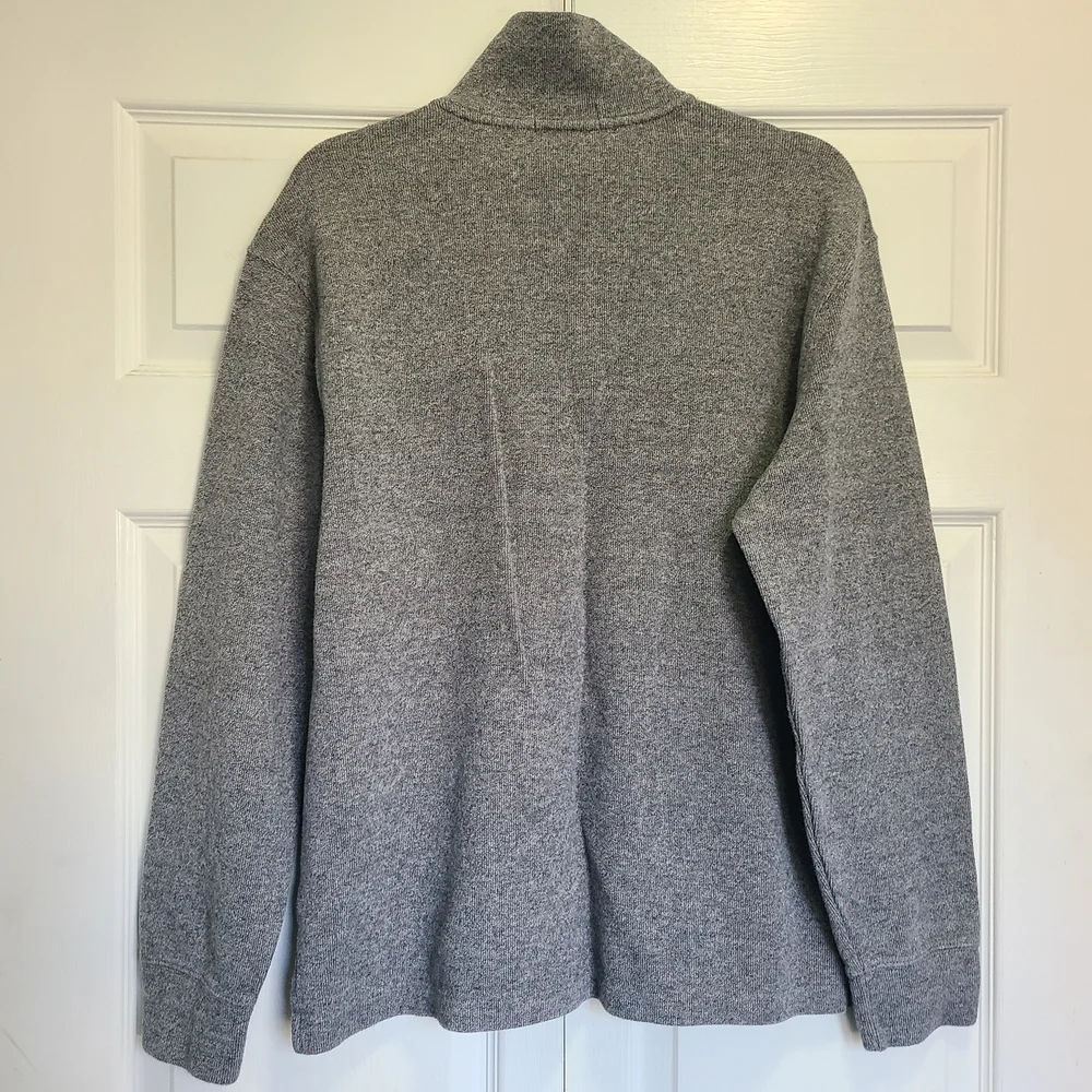 Polo by‎ Ralph Lauren Gray Quarter-Zip Sweater